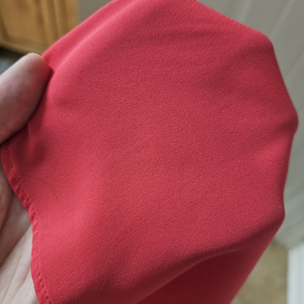 Pink partial button up blouse - Picture 4 of 4